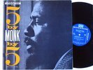 THELONIOUS MONK QUINTET: 5 BY 5 riverside LP / unplayed MONO DG NM