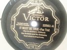 GUS ARNHEIM BING CROSBY It Must Be True/Fool Me Some More VICTOR 22561 E+/EE+ 78