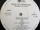 FALCO Sangre Vienesa THE WHO My Generation LP White Label PROMO Peruvian RARE