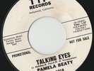 RARE ORIG NORTHERN SOUL 45 - PAMELA BEATY - TALKING EYES - TIP (WHITE DEMO)