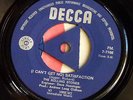 ROLLING STONES - I Can't Get No Satisfaction  RARE 45 Single South Africa Decca