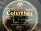 Columbia 14548D EDDIE HEAD & FAMILY Down On Me  E+ 78 rpm FABULOUS