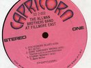 Allman Brothers Band - At Fillmore East 2-LP set (Capricorn SD 2-802) gatefold