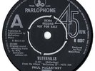 Waterfalls - A Label Paul McCartney and Wings UK 7
