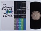 RUGGIERO RICCI Ricci Plays Bach Album 2 DECCA DL 710151 LP NM SHRINK