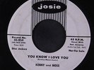 KENNY & MOSE: You Know I Love You / Tell Me That Your Love Is Real 45 (dj) Oldi