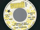 1970 THIRD CONDITION Monday In May Kent State Tragedy 45 RPM SUNDI DJ Promo VG++