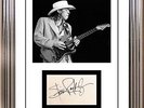 ULTRA COOL - STEVIE RAY VAUGHAN - GUITAR LEGEND - ORIGINAL HAND SIGNED AUTOGRAPH