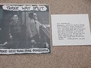 LESS THAN JAKE 3 way split tour press /75 THE 2nd RAREST LTJ RECORD
