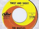 Beatles 45 Twist And Shout / There's A Place 1964 VG Rare Canada Capitol 72146
