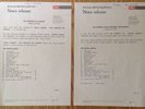 Pink Floyd  Syd Barrett   EMI 2x UK Press Sheets  1993/94