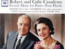 ROBERT & GABY CASADESUS / French Music for Piano / Columbia 6-EYE MS 6323