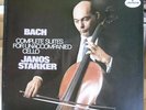 JANOS STARKER/BACH   COMPLETE SUITES FOR SOLO CELLO/MERCURY SRI 3-77002/NM
