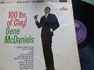 Gene McDaniels: 100 lbs of Clay 1961 Orig MONO . UK London LP EX/VG+
