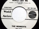 THE MOMENTS 45 You Really Got Me / Money NEAR MINT Mod Garage PROMO Kinks e9075