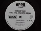 MIGHTY THREE'S/AFRICA SHALL STRETCH FOR HER HAND/JAPAN APRIL LP