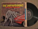 Impressions Keep On Pushing Soul Record lp VG++