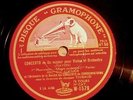 *MICHELE AUCLAIR/J.THIBAUD*HAYDN*violin cto*GRAMOPHONE*2 X 78 rpm 12