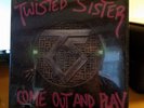 TWISTED SISTER-COME OUT AND PLAY-LP-ORIGINAL EMBOSSED LP JACKET-c1985-SEALED-OOP