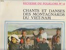 VIETNAM rare french 60's LP CHANTS ET DANSES DES MONTAGNARDS DU VIET-NAM Riviera