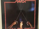 RAVEN All For One LP 1983 MEGAFORCE metal NEAR MINT- vinyl w/original inner