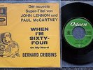Bernard Cribbins - When I'm sixty-four 7'' Single [Beatles Coverversion]
