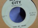MUSIC CITY RECORDS 45 THE CRESCENDOS MY HEART'S DESIRE R&B DOO WOP 831