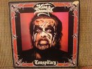 KING DIAMOND LP CONSPIRACY W/INSERT BRAZIL PRESS 89' VG+ HEAVY METAL LA ROCQUE