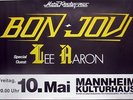 BON JOVI - 1985 - Konzertplakat - Lee Aaron - Tourposter - Mannheim