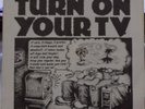 R. Crumb 1977 Larry Groce Turn On Your Tv with The Hog And Dog Faction 45 RPM