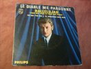 45T EP JOHNNY HALLYDAY le diable me pardonne pochette papier 22eme serie