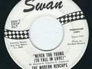 Northern soul group The Modern Redcaps SWAN 4243 Never too young ?