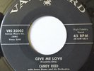 Mod Popcorn R&B 45 CANDY REED “Give Me Love” on VANGUARD ‘61 orig nice HEAR