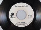 Rolling Stones Wild Horses White Label Promo DJ 45 Record 1971 Long Mono VG