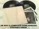BEATLES WHITE ALBUM SUPERB NMINT UK PATHE MARCONI CONTRACT LABELS POSTER & PICS