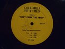 DON'T KNOCK THE TWIST - Rare Radio Spot Transcription Record 1964 Chubby Checker