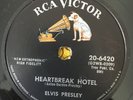 RCA Victor 20-64200 ELVIS PRESLEY Heartbreak Hotel 1956 EE- 78 rpm