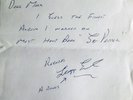 GEOFF EMERICK hand signed letter mentions Sgt Pepper The Beatles Paul McCartney