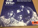 THE WHO FULLY AUTOGRAPHED 7