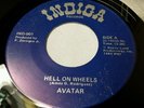 RARE LOUISIANA PRIVATE METAL 45   AVATAR   WHITE LINES   HELL ON WHEELS HEAR IT
