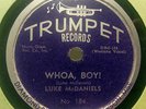 LUKE MCDANIELS Whoa, Boy/No More TRUMPET 184 Exc RARE ROCKABILLY 78RPM HEAR