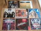 8 Hair Metal LPs Faster Pussycat Dokken Great White Lion Tygertailz Keel EX