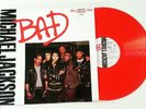 Michael Jackson Bad Limited Edition Red maxi vinly single no promo