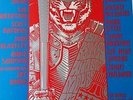 Art - Tiger poster 1986 poster, plate signed by Griffin, Kelley, Mouse etc)