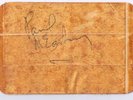 SIGNED PAGE BY PAUL McCARTNEY CAVERN CLUB SUMMER 1962 FAB AUTOGRAPH THE BEATLES
