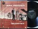 ART PEPPER QUARTET 1st TAMPA 1001 LP Black Flat Edge DG Mono SUPERB NM