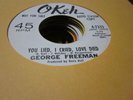 18A M- northern soul George Freeman u lied I cried love died