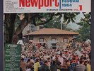 VARIOUS: Newport Folk Festival 1964 - Evening Concerts, Vol. 1 LP (Mono, brown