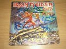 IRON MAIDEN - RUN TO THE HILLS -  FULLY SIGNED 7