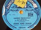 JAZZ 78 rpm RECORD Harmonic DJANGO REINHARDT Quintette Hot Club de France